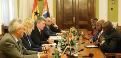 28. maj 2018. Susret članova Odbora za spoljne poslove sa predsednikom Parlamenta Gane